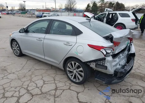 2018 Hyundai Accent Limited z USA, uszkodzony, nr VIN 3KPC34A34JE033869